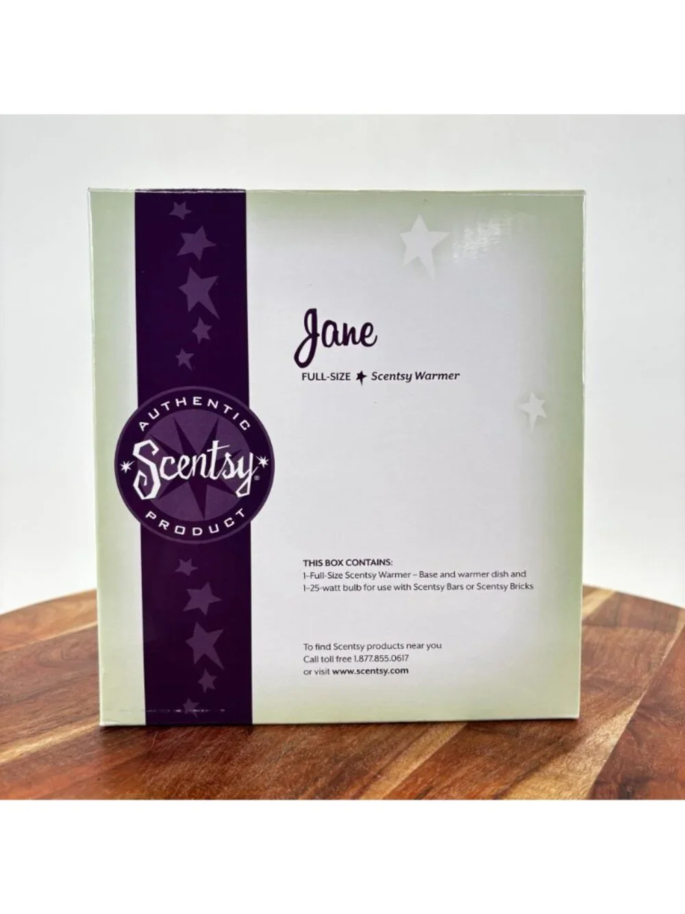 Scentsy Jane Full-Size Warmer Ceramic Wrought Iron Electric Wax w Box - Retired